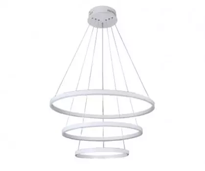 08223,01A(4000K) Подвес диммируемый Тор белый d80+60+40 h160 Led 110w (4000K) Kink light