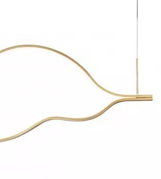 08258-120,33P Подвес Линн матовое золото w120*3 h200 Led 45W (3000K) Kink light