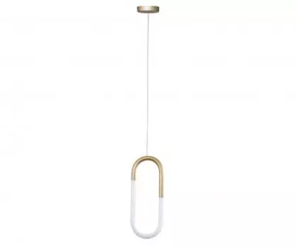 08271,33(4000K) Подвес Канто золото d14 h200 (высота корпуса светильника h36) Led 12W (4000K) Kink light