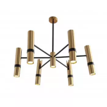 08425-7,19-20 Люстра Марфа бронза/черный d70 h75 G9 6*3W + Led 3W(4000K) Kink light
