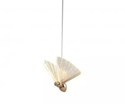 08444-1B,33 Подвес Баттерфляй золото w22*16 h200 (высота корпуса светильника h24) Led 8W (3000K) Kink light