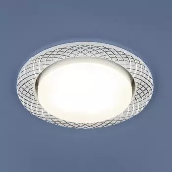 Алюминиевый точечный светильник 1071 GX53 WH белый Электростандарт