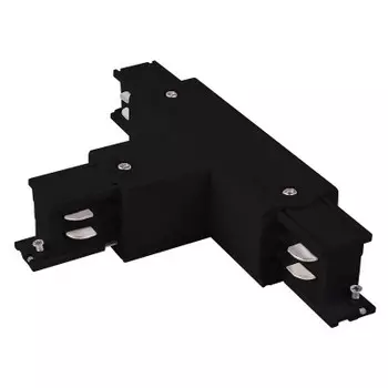 Аксессуар Elektrostandard TRC-1-3-TL-BK / Коннектор Т-образный для трехфазного шинопровода левый (черный)