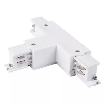 Аксессуар Elektrostandard TRC-1-3-TL-WH / Коннектор Т-образный для трехфазного шинопровода левый(белый)
