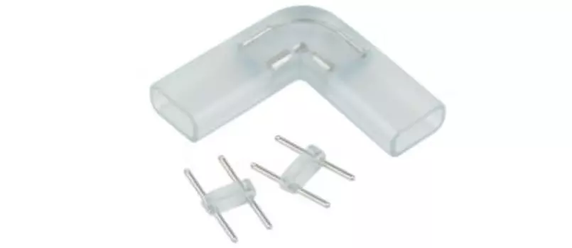 Аксессуары для светодиодной ленты Электростандарт Переходник для ленты угловой 220V 5050