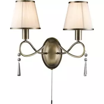 Бра с двумя рожками Arte lamp A1035AP-2AB Logico