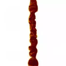 Чехол для люстры бархатный коричневый (шоколадный) 0,7м