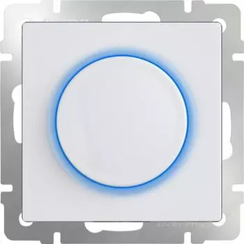 Диммер с подсветкой (белый) WL01-DM600-LED Werkel