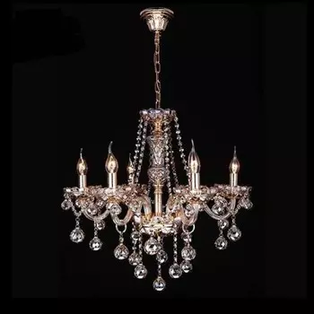 Евросвет 10052/6 золото/тонированный хрусталь Strotskis