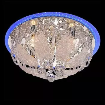 Люстра потолочная Евросвет 80100/8 хром/голубой