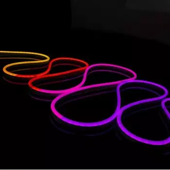 Комплект гибкого неона одностороннего мульти 10 м 12 Вт/м 5050 IP67 LS001 220V RGB