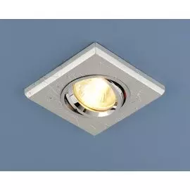 Квадратный точечный светильник Электростандарт 2080 SL (серебро)