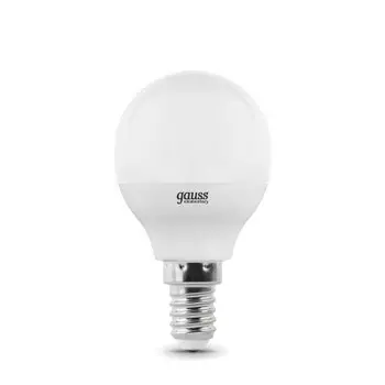 Лампа Gauss LED Elementary Шар 10W E14 730lm 4100K (53120)