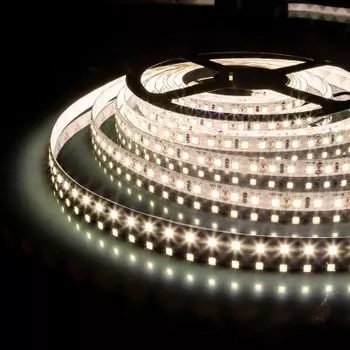 Лента светодиодная 120Led 9,6W IP65 3300K теплый белый (2835 12V 120Led 9,6W IP65)