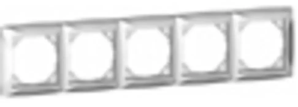 Lexel Дуэт белый Рамка 5-ти местная (SE WDE000105)