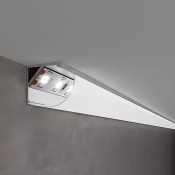LL-2-ALP008 Угловой алюминиевый профиль для LED ленты (под ленту до 10mm) Электростандарт