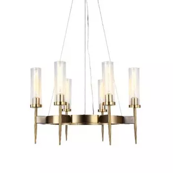 Люстра Alouette 6 brass KM0936P-6 brass Delight