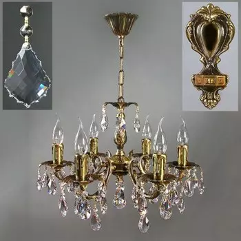 Люстра Ambiente 2226/6 PB New Leaf