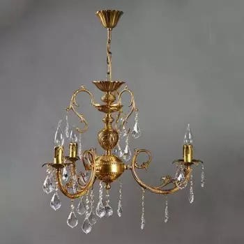 Люстра Ambiente 8888/3 AB Leaf crystal