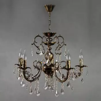 Люстра Ambiente 8888/5 PB Leaf crystal