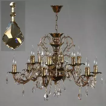 Люстра Ambiente 8888/6+6 PB Honey Leaf