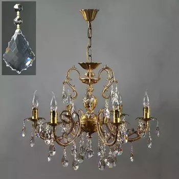 Люстра Ambiente 8888/6 AB New Leaf