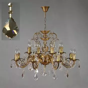 Люстра Ambiente 8888/8+8 AB Honey Leaf