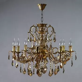 Люстра Ambiente 8888/8 AB Honey Leaf