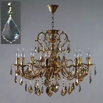 Люстра Ambiente 8888/8 AB New Leaf