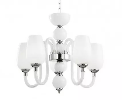 Люстра белая Arte lamp A1404LM-5WH LAVINIA