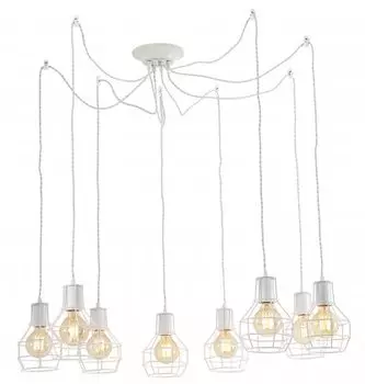 Люстра белая паук Arte Lamp A9182SP-8WH INTERNO