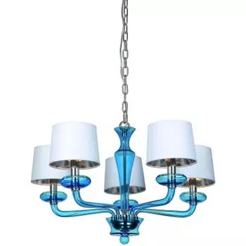 Люстра бирюзовая Divinare 1155/04 LM-5
