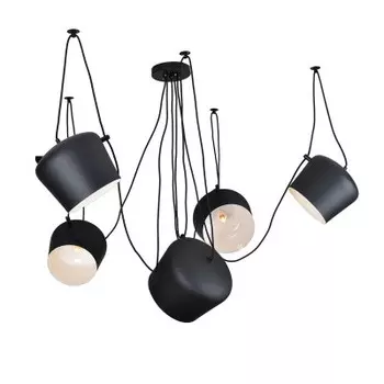 Люстра черная LSP-9919 паук