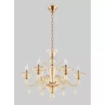 Люстра Crystal lux CAETANO SP-PL6 AMBER 1292/306