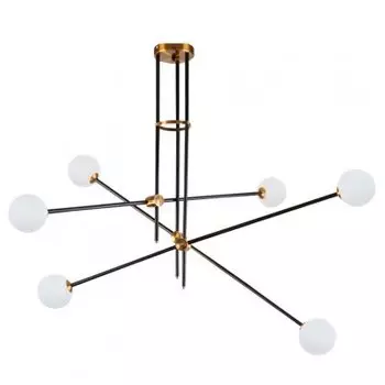 Люстра Delight 9389P/6 black/gold