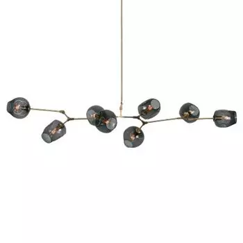 Люстра Delight KG0579P-8 brass/smoky