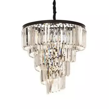 Люстра Delight KR0262P-10 black/clear