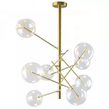 Люстра ДЖЕТА бронза d70 h90 G4 40w(Led лампы в комплекте) Kink light 07516-8,20