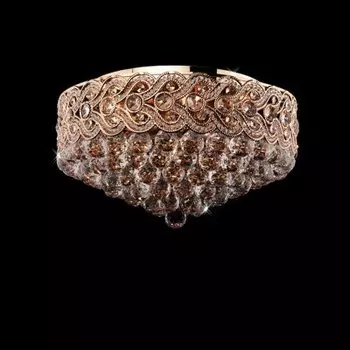 Люстра Eurosvet 3296/8 золото/прозрачный хрусталь