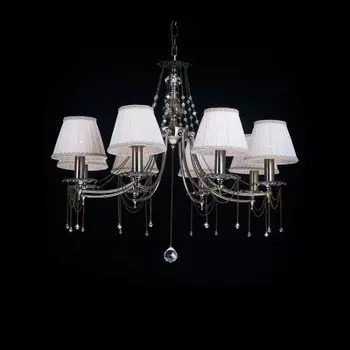 Люстра Eurosvet 3645/8 античная бронза/прозрачный хрусталь