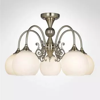 Люстра Eurosvet 60052/5 античная бронза