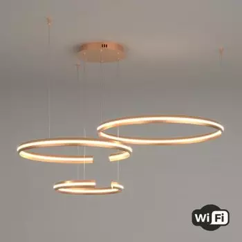 Люстра Eurosvet 90280/3 золото Smart Gap