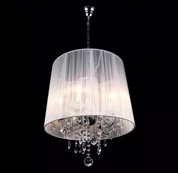 Люстра Евросвет 2045/5 хром + белый