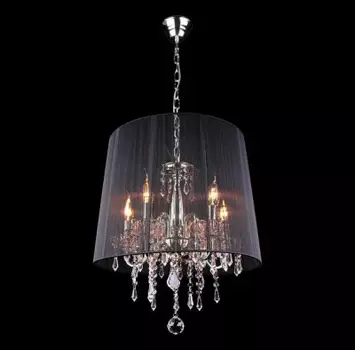 Люстра Евросвет 2045/5 хром + черный