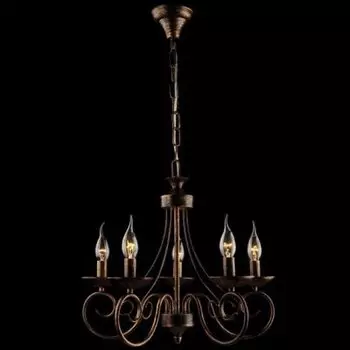 Люстра Евросвет 22404/5 черный с золотом