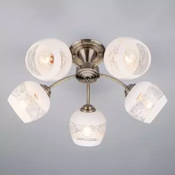 Люстра Евросвет 30118/5 античная бронза