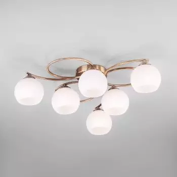 Люстра Eurosvet 30144/6 античная бронза