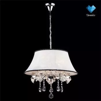 Люстра абажур Евросвет 3145/5 хром