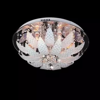 Люстра Евросвет 5563/6 хром/синий+красный+фиолетовый