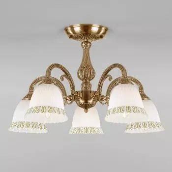 Люстра Евросвет 60107/5 античная бронза Campina